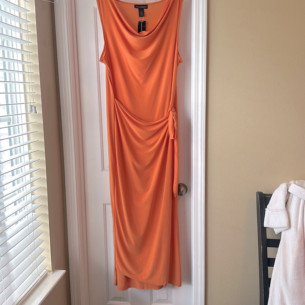 Ashley Stewart orange dress size 14/16
